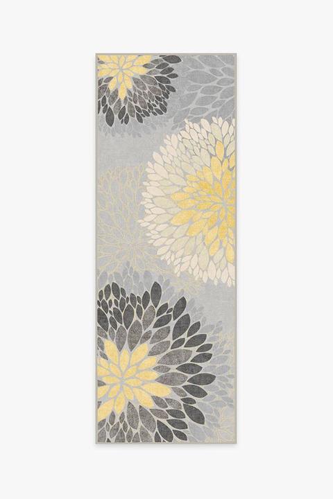 floral medallion yellow grey A RC 0379 27 720x720 - Top 8 Washable Outdoor Rugs For You